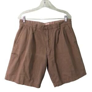 Outdoor Outfitters Pleated Front Shorts Mens Size 33  Twill Vintage Y2K